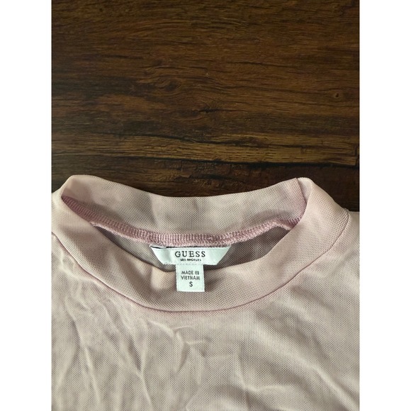 Guess Mesh & Lace‎ Open Shoulder Top - Picture 2 of 4